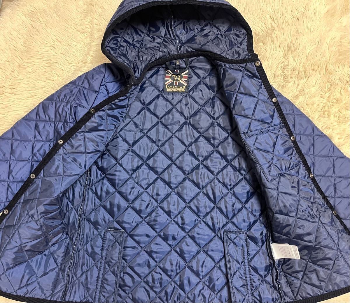 美品◇LAVENHAM◇ラベンハム◇キルティングコート◇38