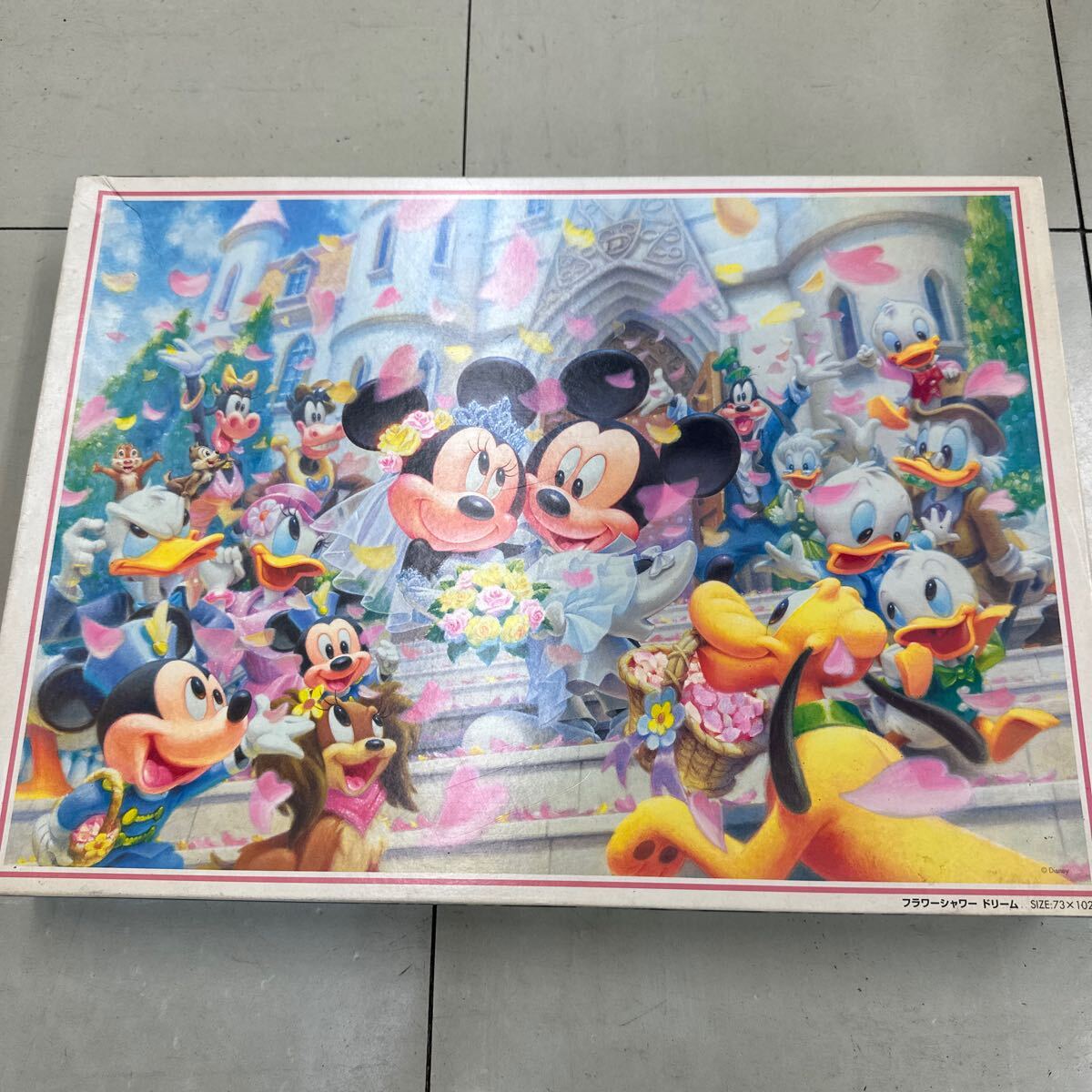 外箱開封　内袋未開封　2000ピース　ジグソーパズル　フラワーシャワー　ドリーム　 テンヨー ミッキーマウス ディズニー Disney ミッキー