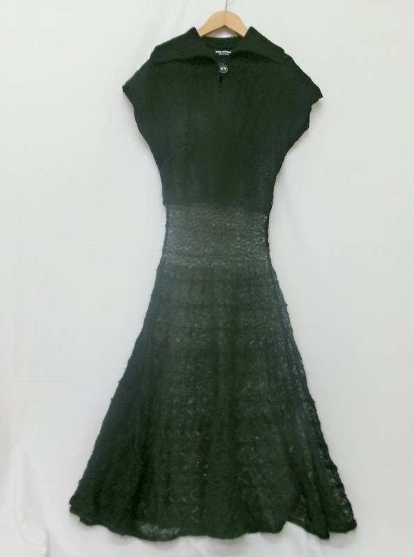 JUNYA WATANABE COMME des GARCONS ジュンヤワタナベ コムデギャルソン ニットワンピース ブラック Dress