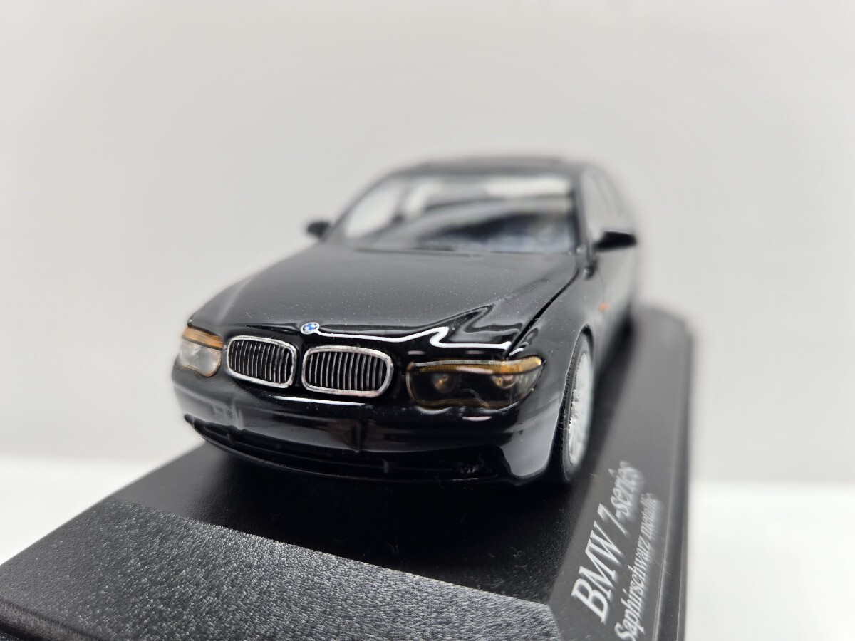 1/43 MINICHAMPS BMW 7-series 2001 Saphirschwarz metallic (431020202)Black metallic 1:43 ミニチャンプス ブラックメタリック 入手困難