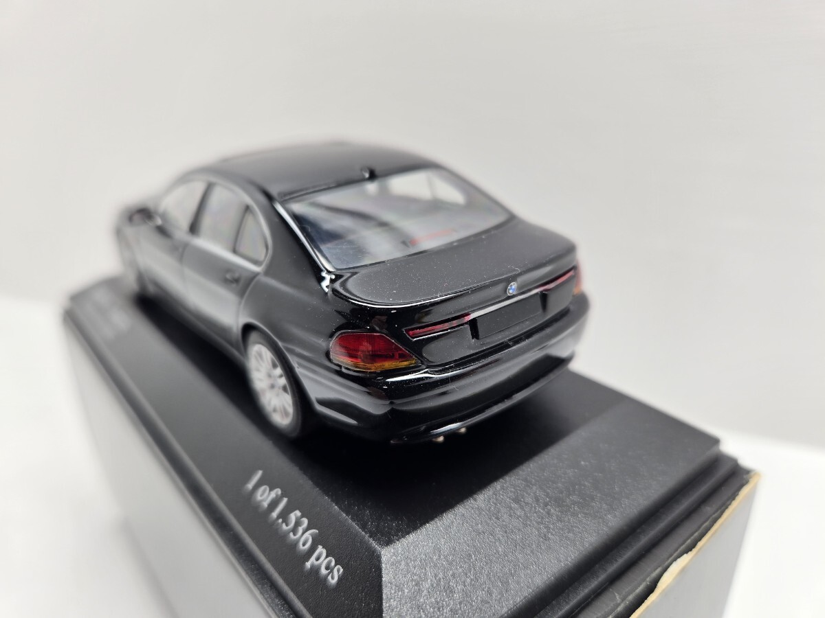 1/43 MINICHAMPS BMW 7-series 2001 Saphirschwarz metallic (431020202)Black metallic 1:43 ミニチャンプス ブラックメタリック 入手困難