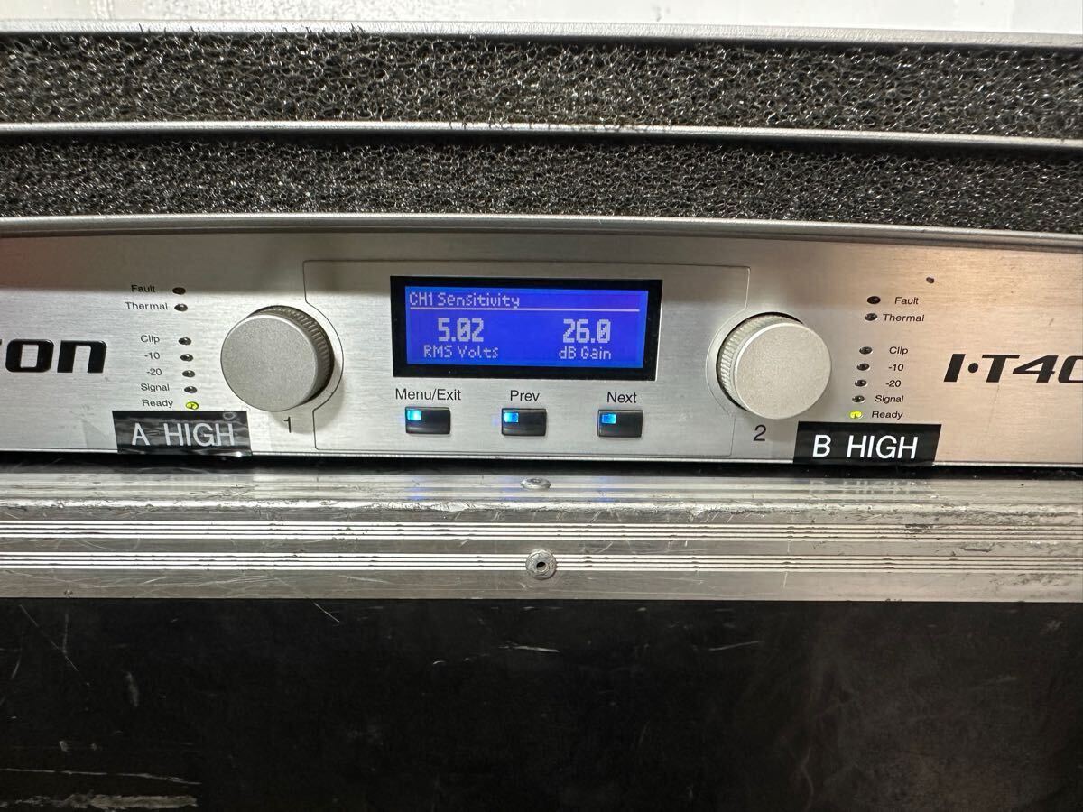 AMCRON パワーアンプ I-Tech Series IT4000 I-T4000