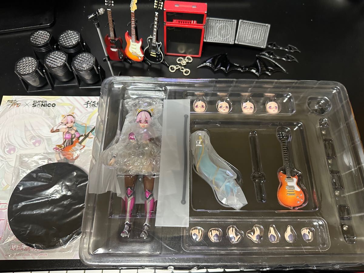 千値練 すーぱーそに子 アクションフィギュア そに子、対魔忍になりまうs♪ver. +ジオラマパーツ各種セット キャストオフ 可能 対魔忍RPG