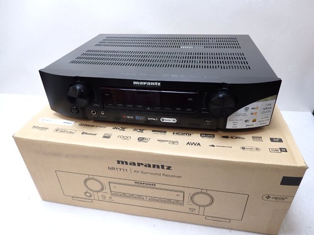 美品 marantz マランツ NR1711 ブラック AVサラウンドレシーバー 2021年製