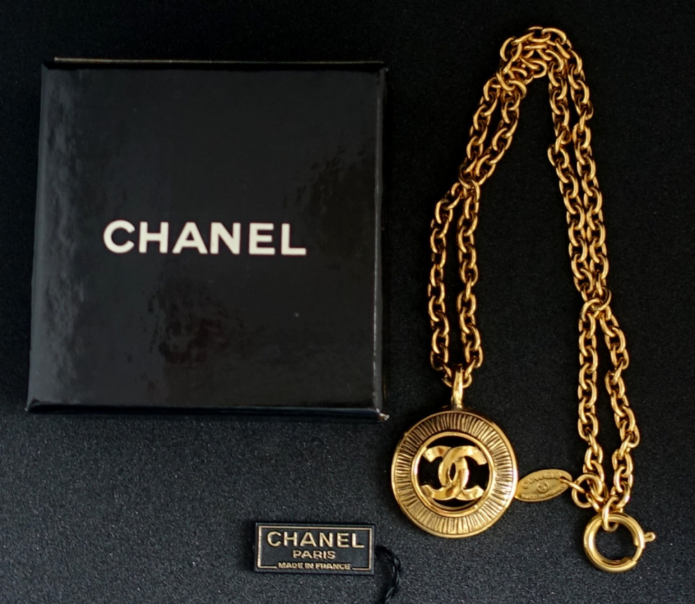 シャネル CHANEL ネックレス ココマーク ペンダント ゴールド 