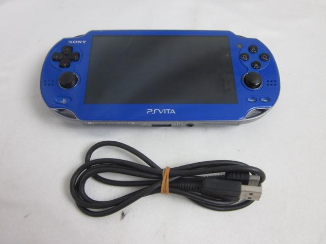 psvita PCH-1000 サファイアブルー 充電器付き