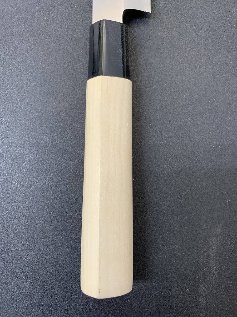 堺不動(dòng)剱　刺身包丁　柳刃包丁　和包丁　包丁　刃渡り約20㎝　全長(zhǎng)約34㎝　調(diào)理器具　①