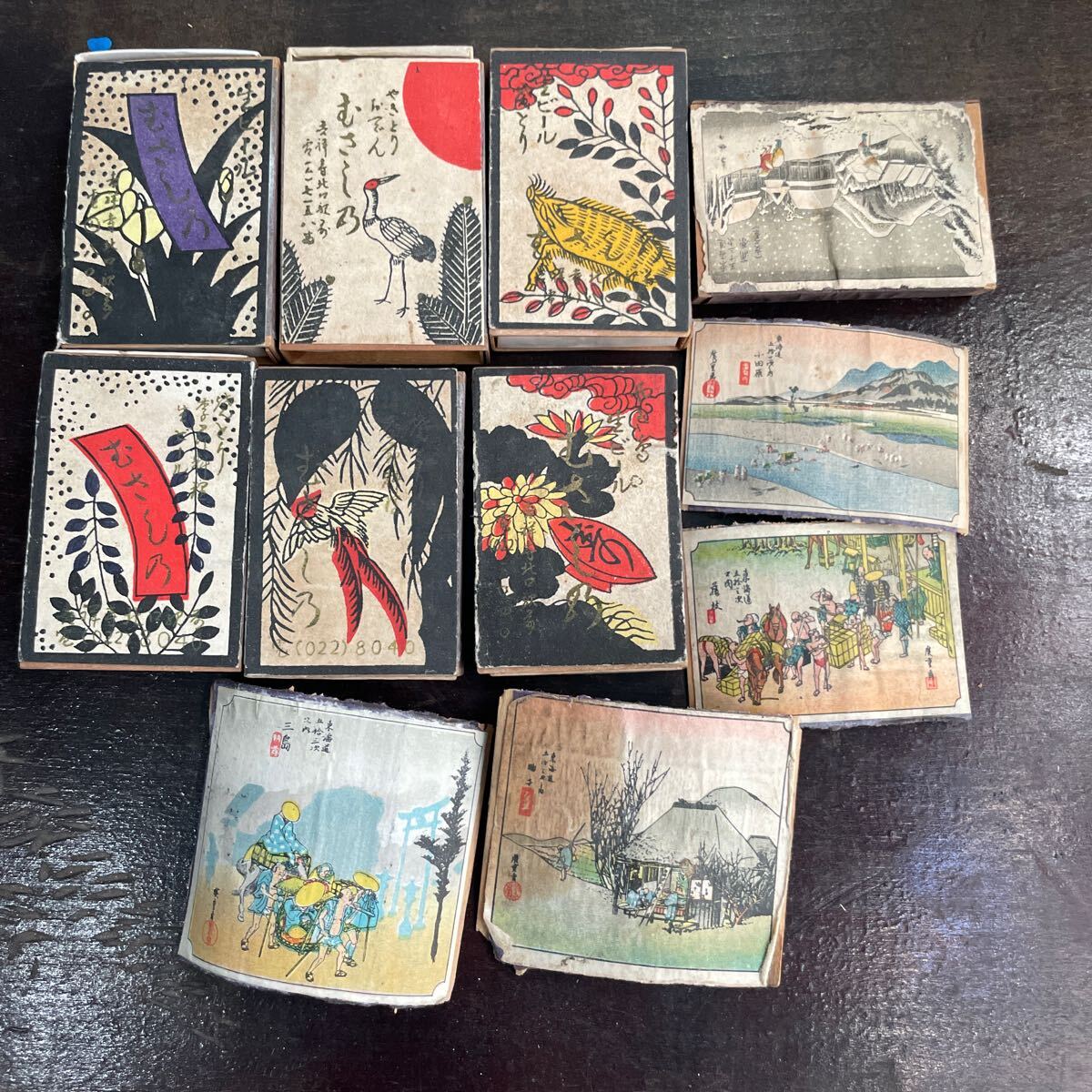 超可爱 241112 花札燐寸・東海道浮世絵 燐寸 廣重画 日本 燐票 超可爱 241112 花札燐寸・東海道浮世絵 燐寸 廣重画 日本 燐票