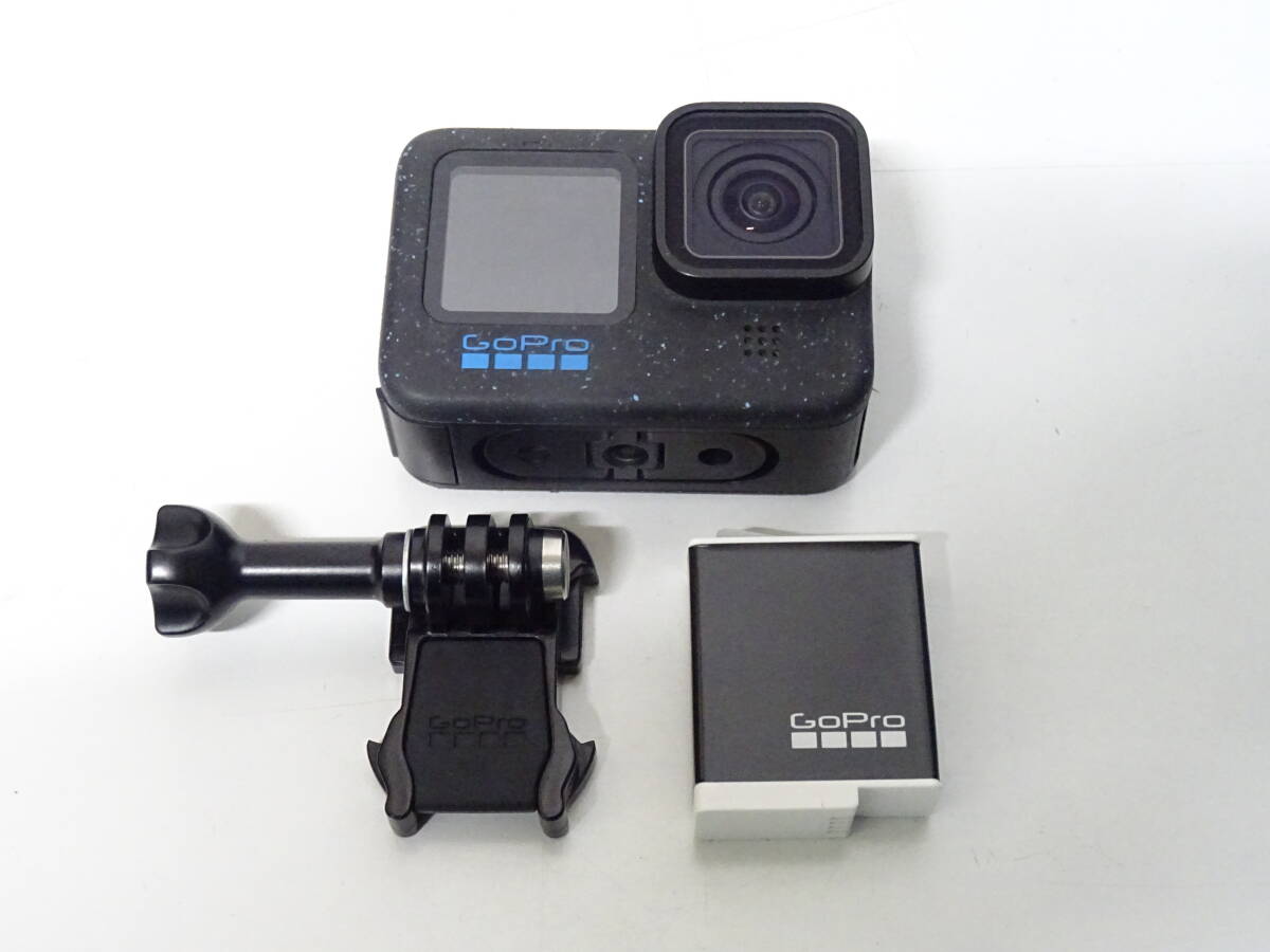 【若干のタバコ臭あり】HE-296◆GoPro HERO 12 Black 本体/バッテリーのみ 中古品