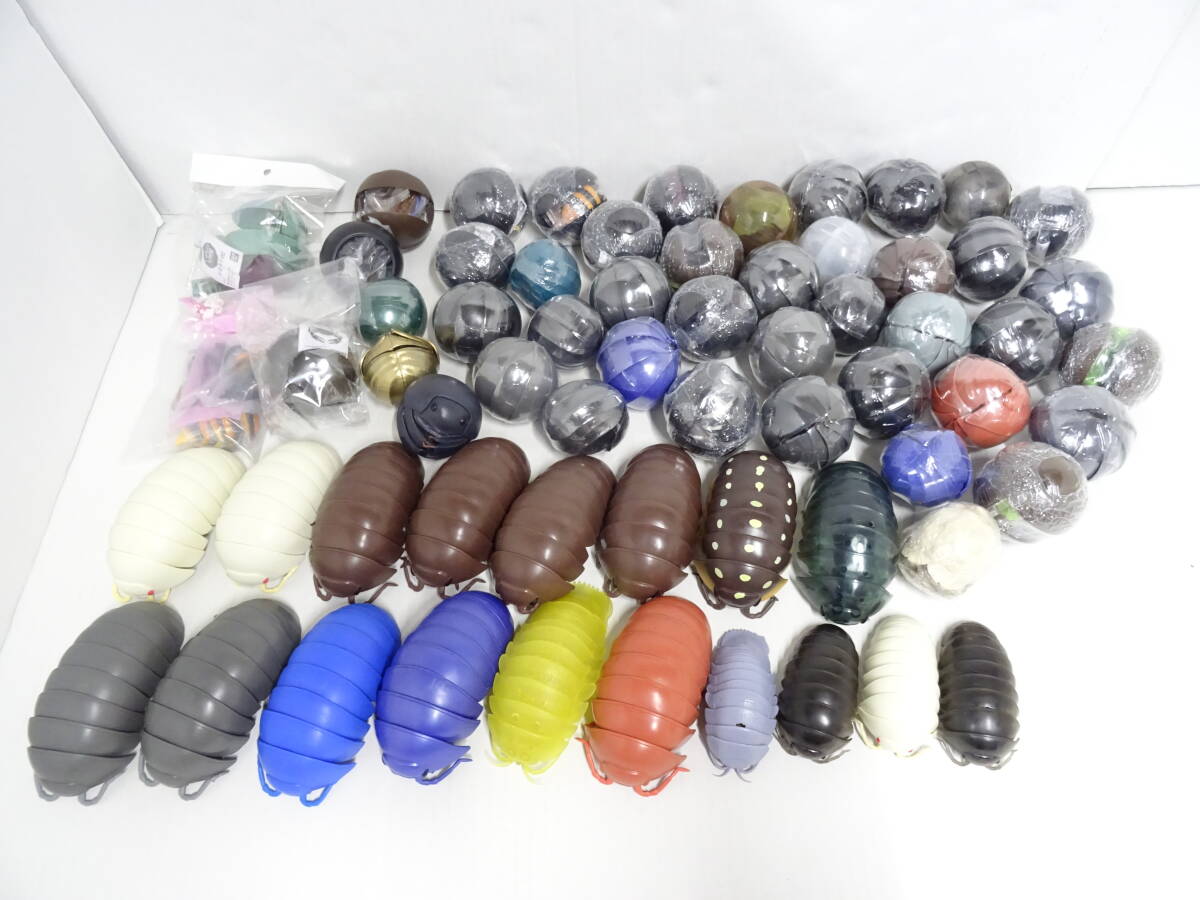 【ジャンク扱い】HO-129◆いきもの大図鑑中心に 虫/生き物系カプセルトイまとめて 約5kg だんごむし/はち/こがねむし等 中古品【同梱不可】