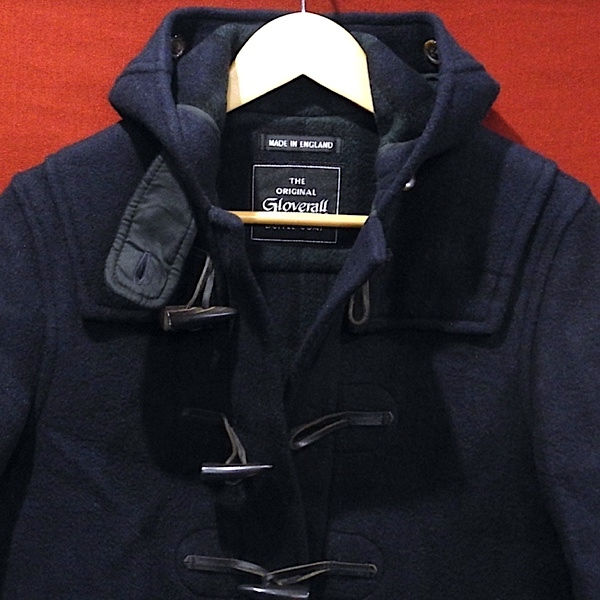 GLOVERALL グローバーオール 90's オールド ビンテージ 英國(guó)制 イングランド制 ダッフルコート ジャケット 紺 キッズ 9 YEARS 134cm / XS