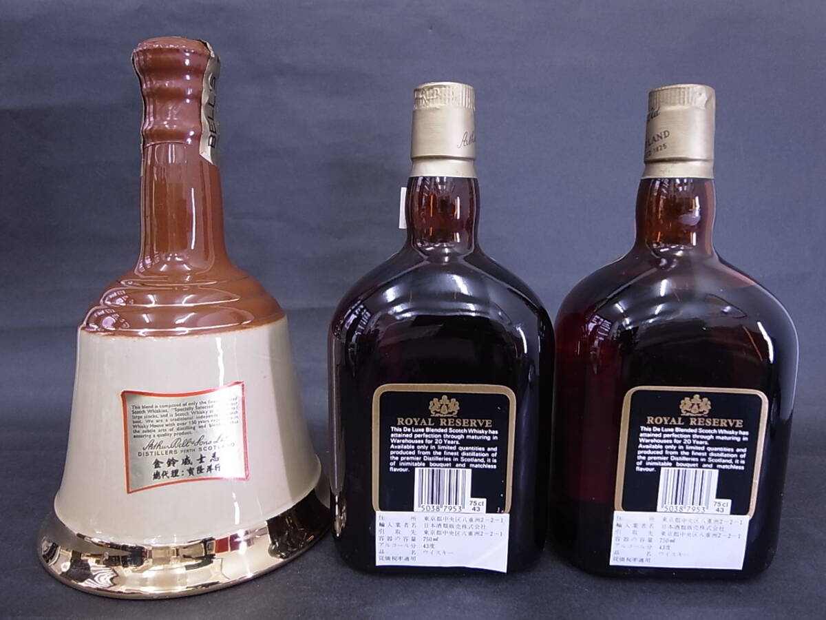 古酒 未開栓 3本セット BELL'S ベル SCOTCH WHISKEY SPECIALLY 古酒 未開栓 3本セット BELL'S ベル SCOTCH WHISKEY SPECIALLY