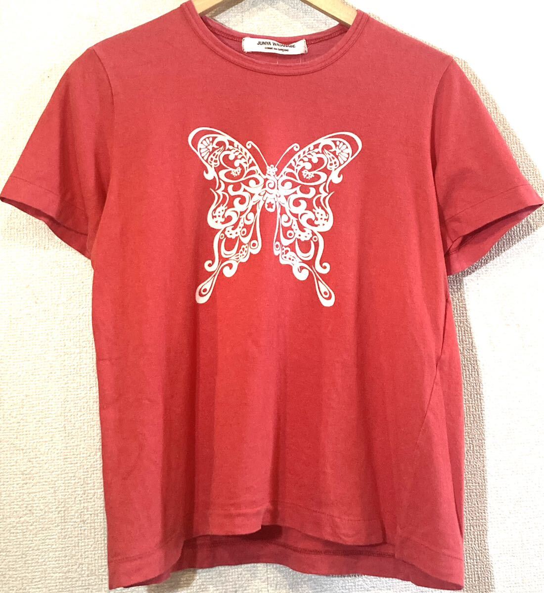JUNYA WATANABE COMME des GARCONS☆Y2K☆2000'sVINTAGE☆Tシャツ☆蝶☆ビンテージ☆日本製☆ジュンヤワタナベ コムデギャルソン 定価3万円
