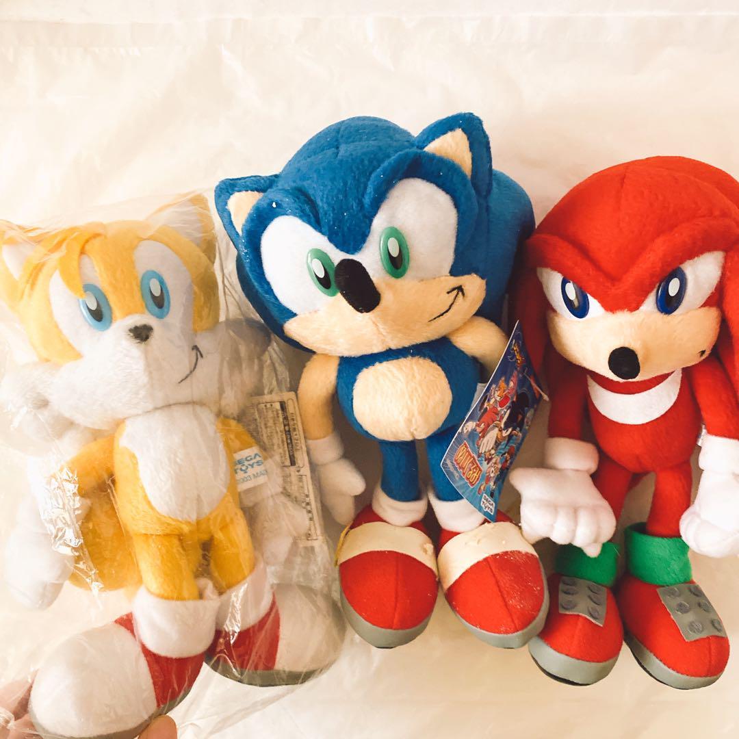ソニックX ぬいぐるみ セット 3体 Sonic the Hedgehog 2003 ソニックX ぬいぐるみ セット 3体 Sonic the Hedgehog 2003