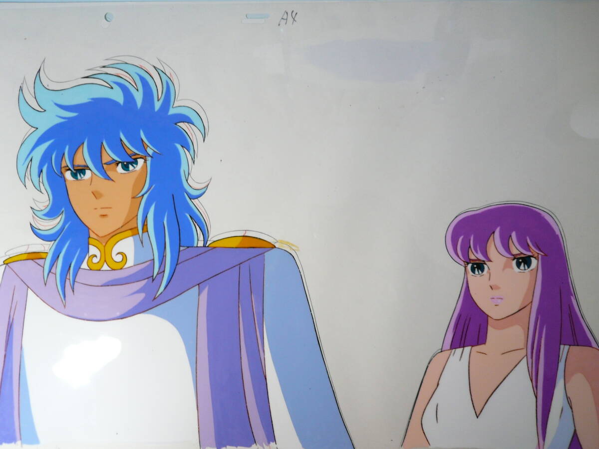 大判セル画 聖闘士星矢 ポセイドン編 ポセイドンとアテナ 城戸 大判セル画 聖闘士星矢 ポセイドン編 ポセイドンとアテナ 城戸
