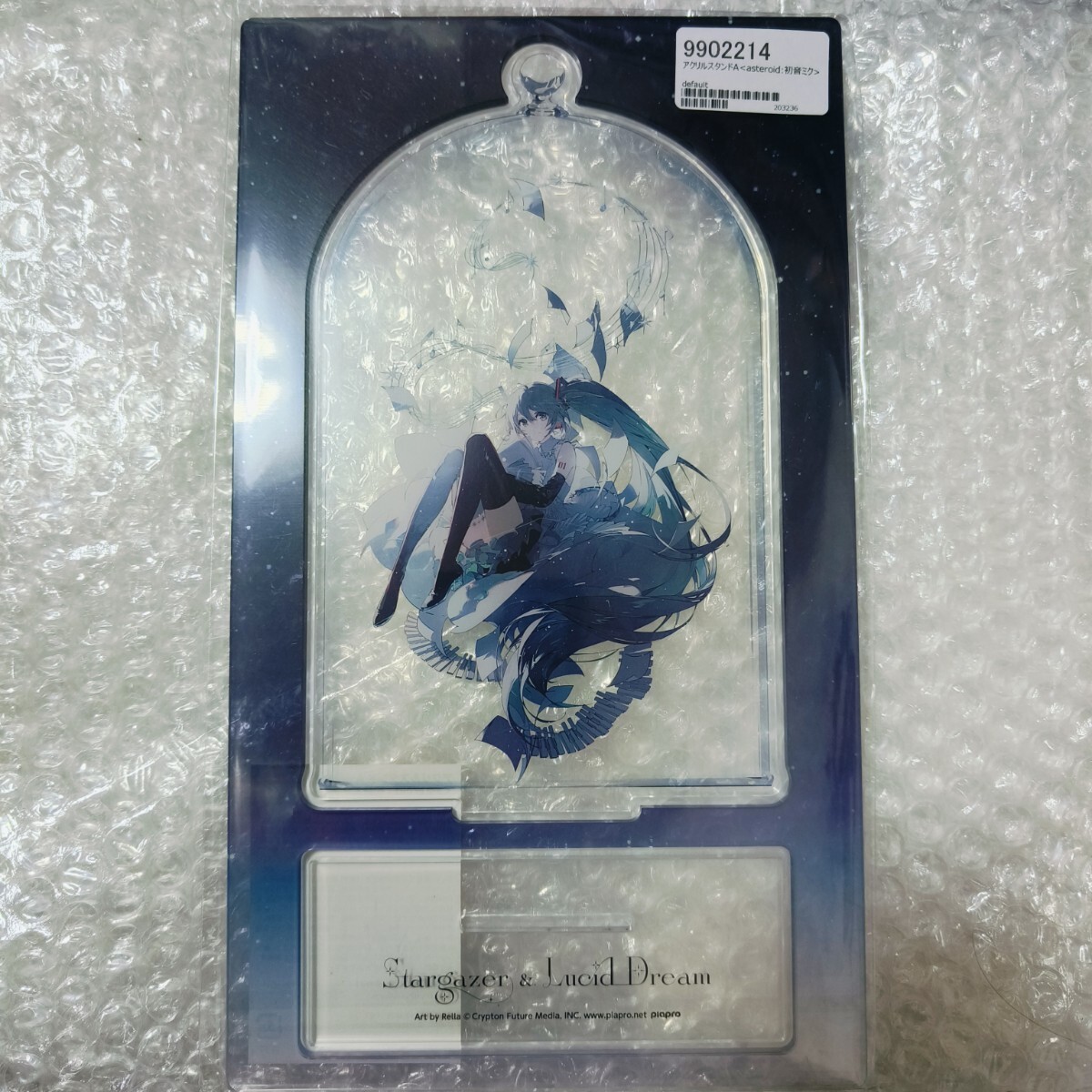 アクリルスタンドA<asteroid 初音ミク>Rella 個展『Stargazer アクリルスタンドA<asteroid 初音ミク>Rella 個展『Stargazer