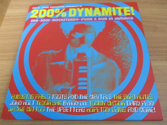 V.A. 2x LP！200% DYNAMITE, FUNKY～ROCK STEADY～DIGI, 素晴らしい選曲！極美品