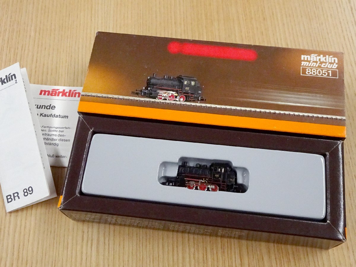 ∇花∇当時物 ドイツ製 marklin メルクリン mini-club ミニクラブ 88051 Zゲージ BR 89 蒸気機関車 鉄道模型 元箱付き 38