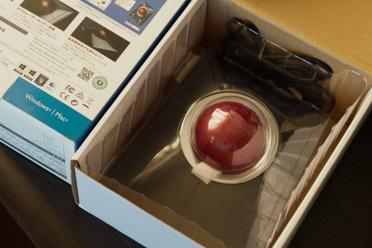 正規品Kensington ケンジントン USB スリムブレードトラックボール 「新同」
