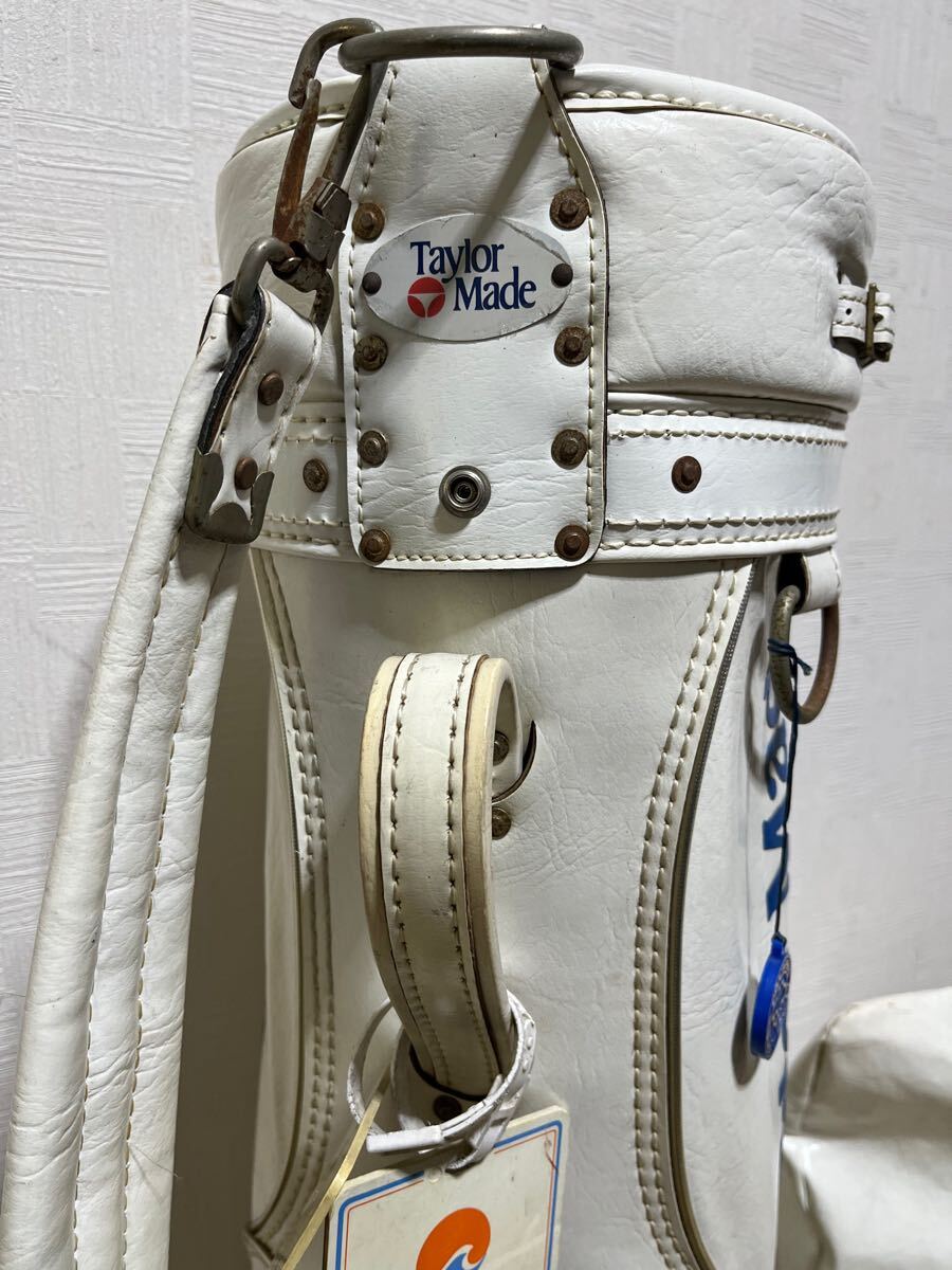 激レア 本革 Taylomade テーラーメイドレトロ キャディーバック 激レア 本革 Taylomade テーラーメイドレトロ キャディーバック