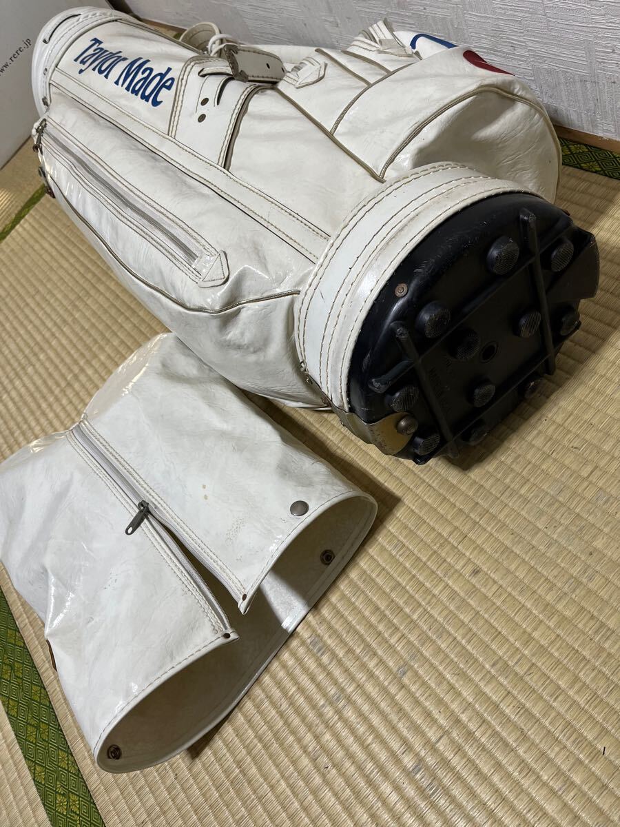 激レア 本革 Taylomade テーラーメイドレトロ キャディーバック 激レア 本革 Taylomade テーラーメイドレトロ キャディーバック