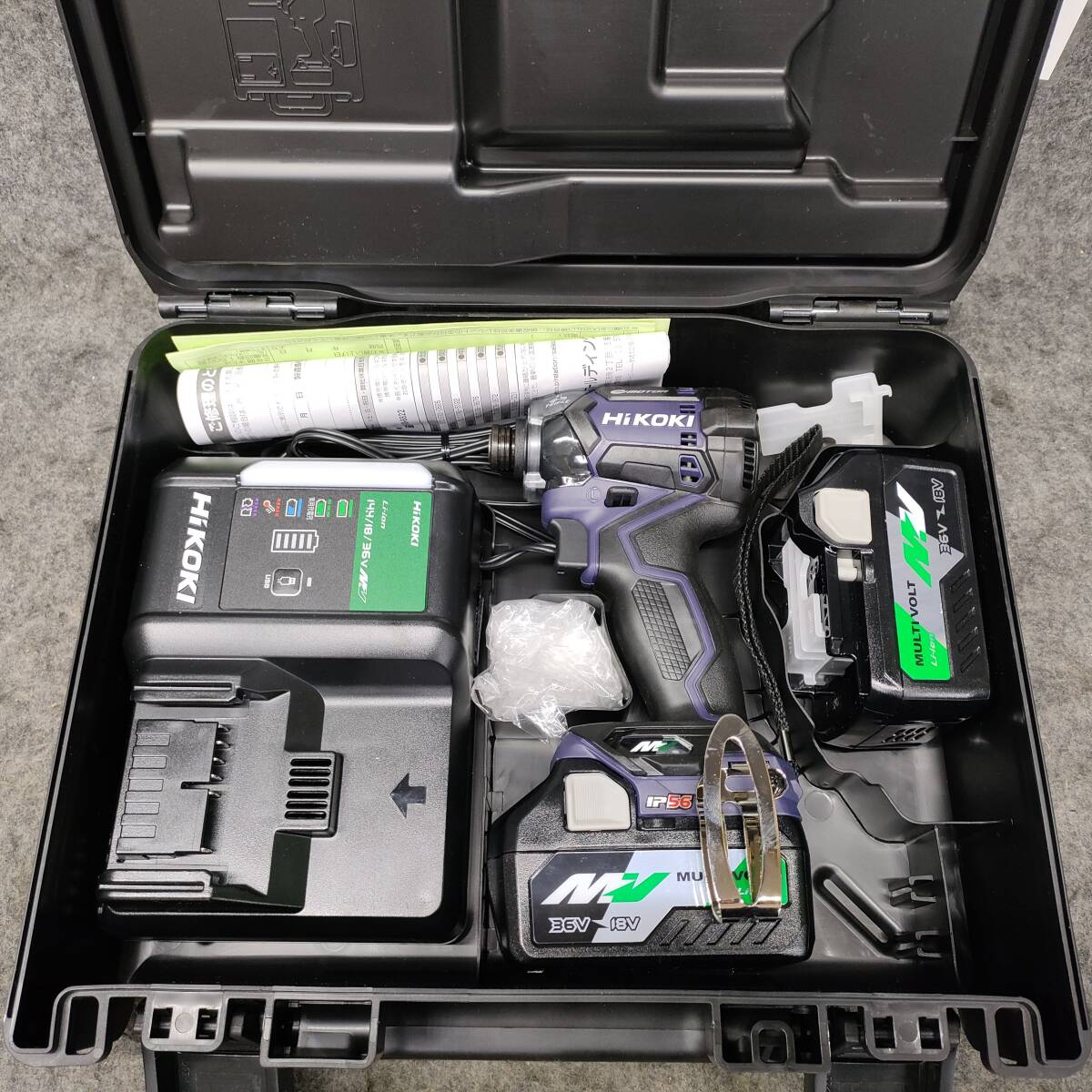 18go【未使用品】ハイコーキ(HIKOKI ※旧:日立工機) コードレスインパクトドライバー WH36DC(2XPD)【川越店】