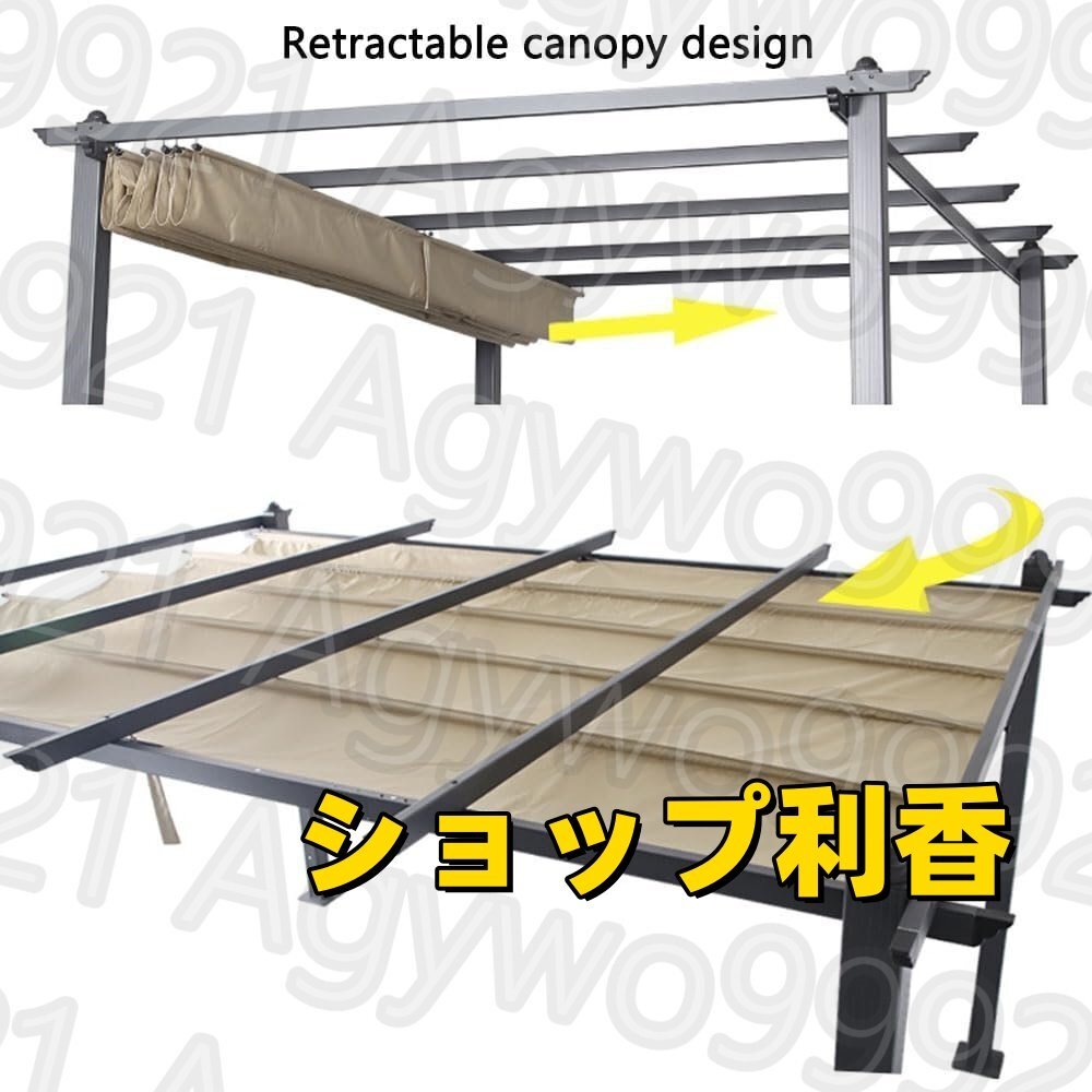 格納式カーポート、屋外ガゼボ高耐久ガレージカーシェルター 格納式カーポート、屋外ガゼボ高耐久ガレージカーシェルター