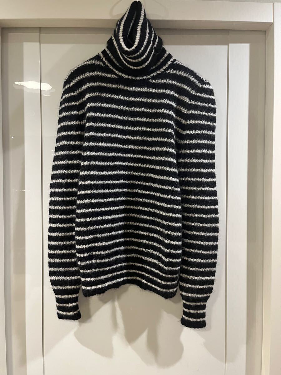 送込 新品 キムタク着 ボーダータートルネックニット セリーヌの 送込 新品 キムタク着 ボーダータートルネックニット セリーヌの