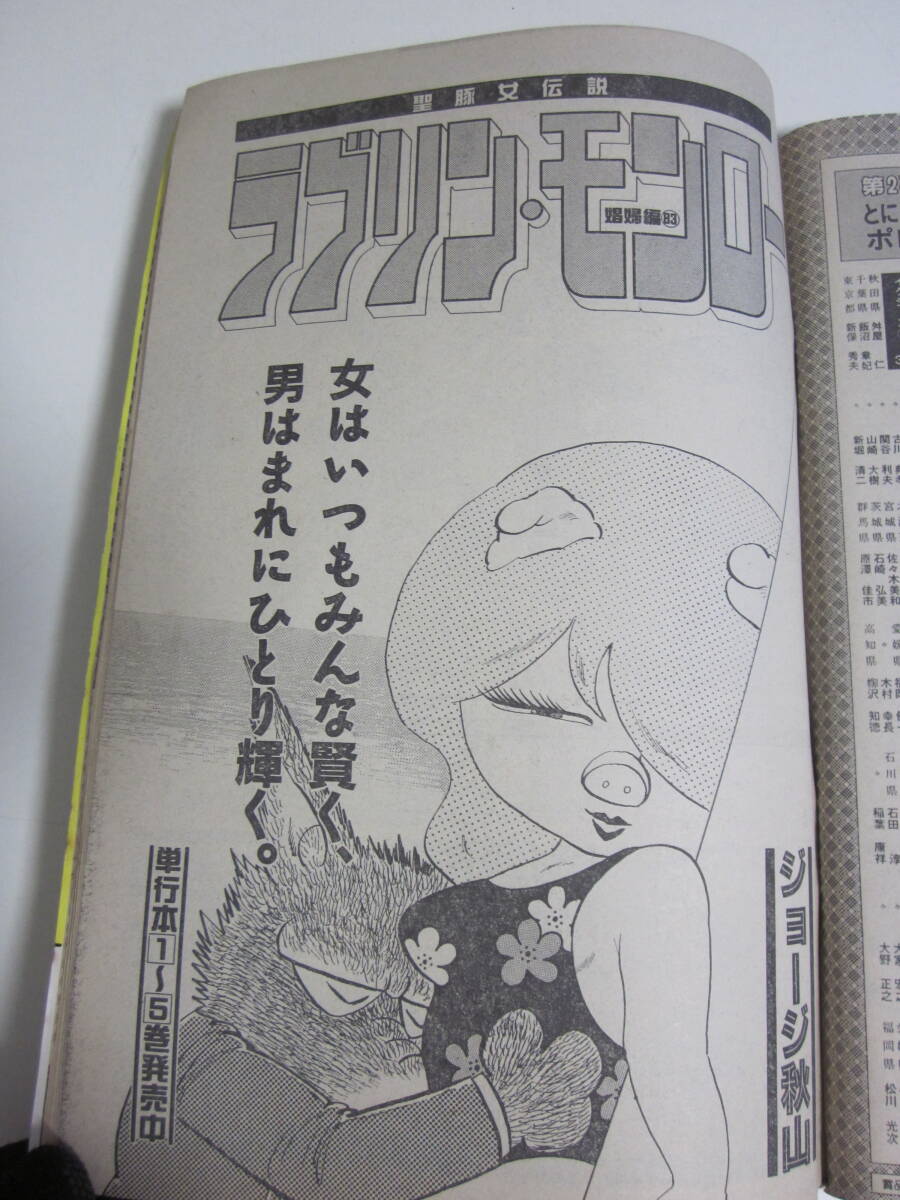 17か330す　ヤングマガジン 1991年 N0.27 6月24日号 サザンアイズ 3×3 EYES フェスティバル YOUNG Magazine　ヤケシミ、折れ有