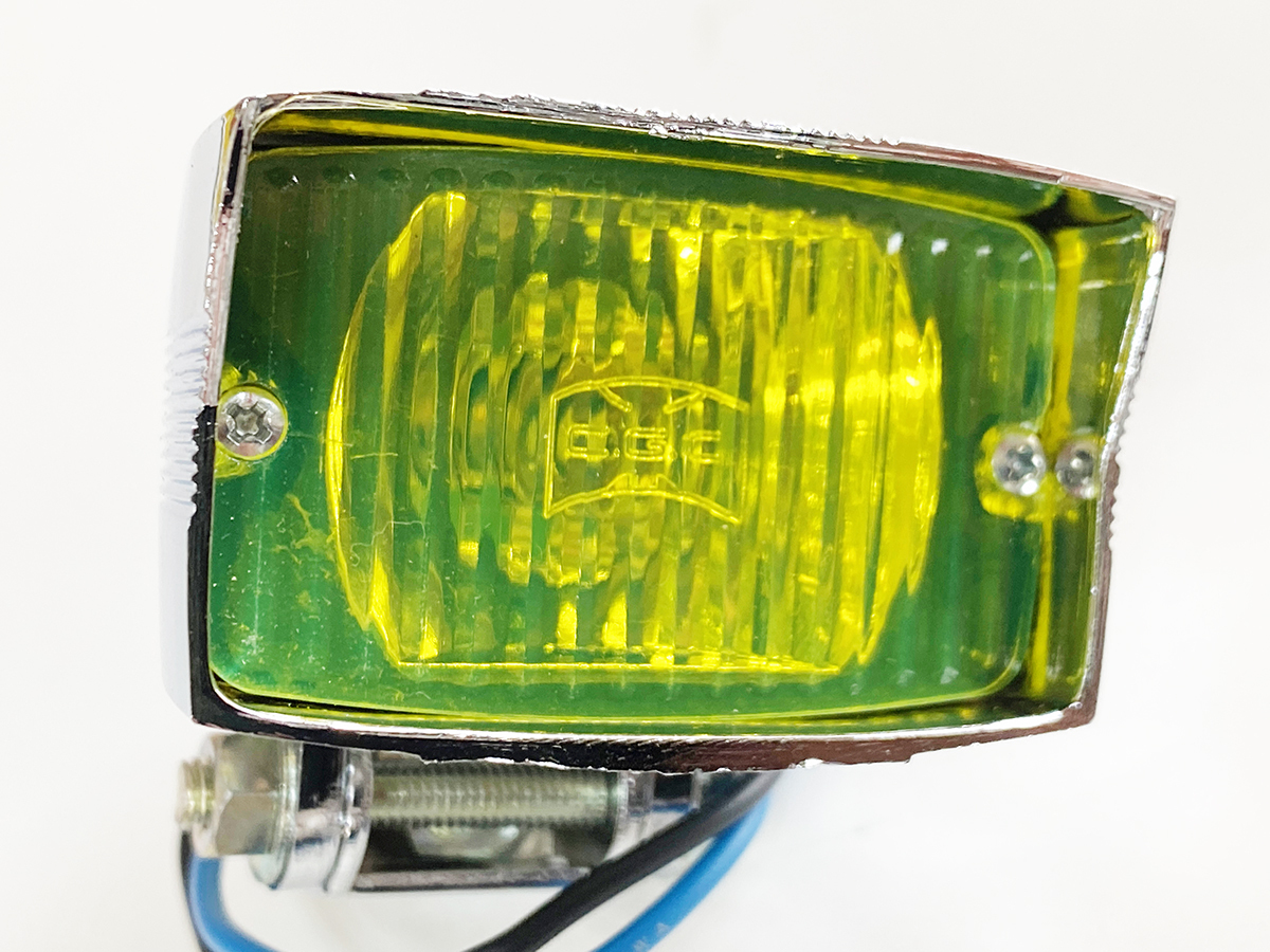 CGC ホタル フォグ 黄色 ロゴ入り / 蛍 当時 Z1 Z2 CB750K