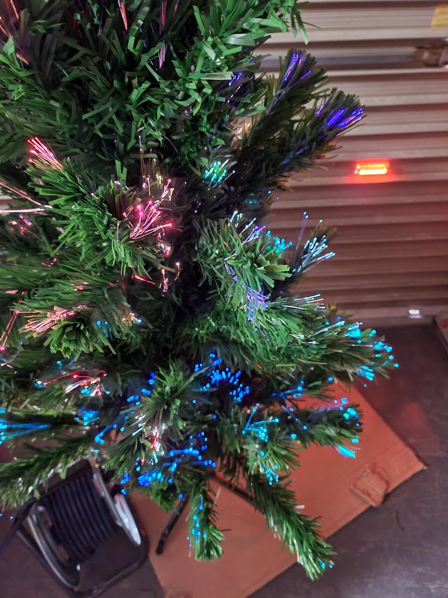 4623 180光ファイバーグリーン緑クリスマスツリー180cm クリスマスツリー グリーン イルミネーション