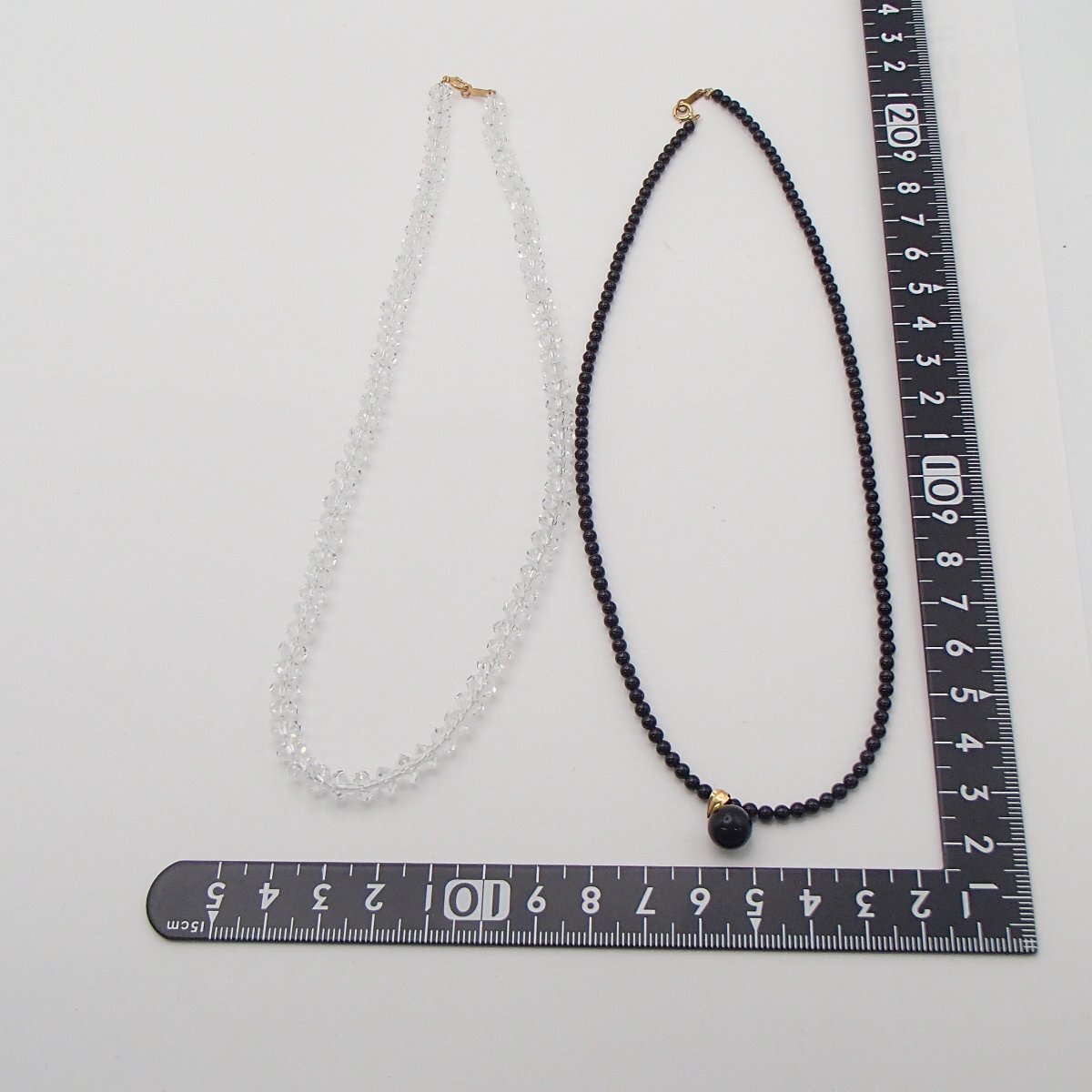 ★ストーン 石系 ネックレス /K18 約14.7g 約6.7g /アクセサリー 天然石 ストーン★RK