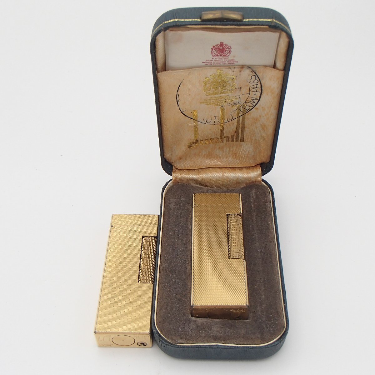 ★Dunhill dunhill ライター2点/ ダンヒル ガスライター 喫煙具 着火未確認 箱★RT