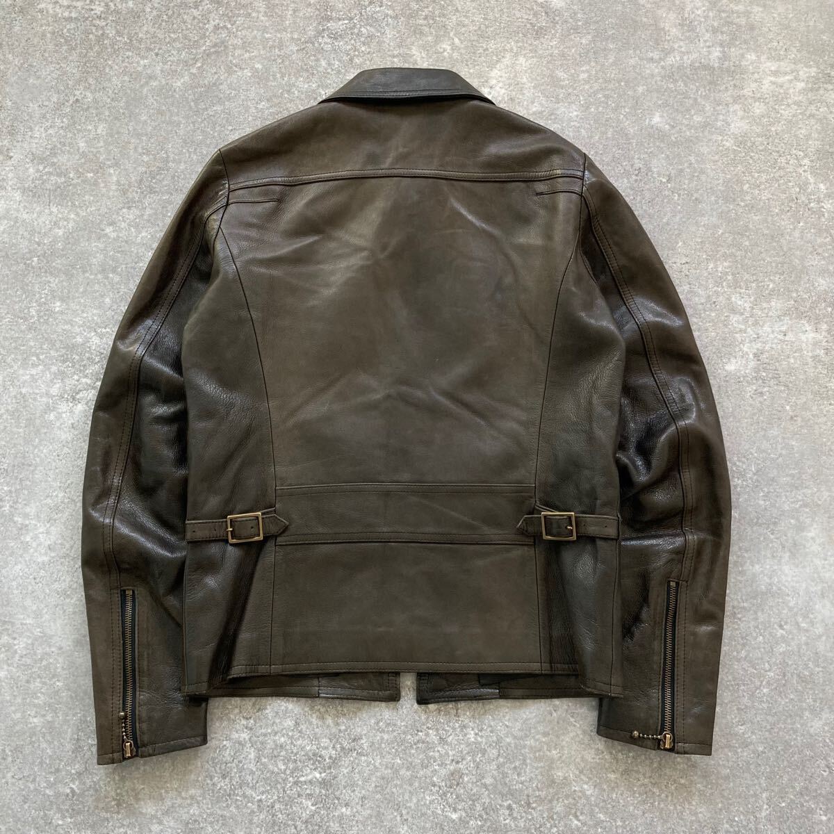 Pledge】プレッジ シングルライダース レザージャケット シープ Pledge】プレッジ シングルライダース レザージャケット シープ
