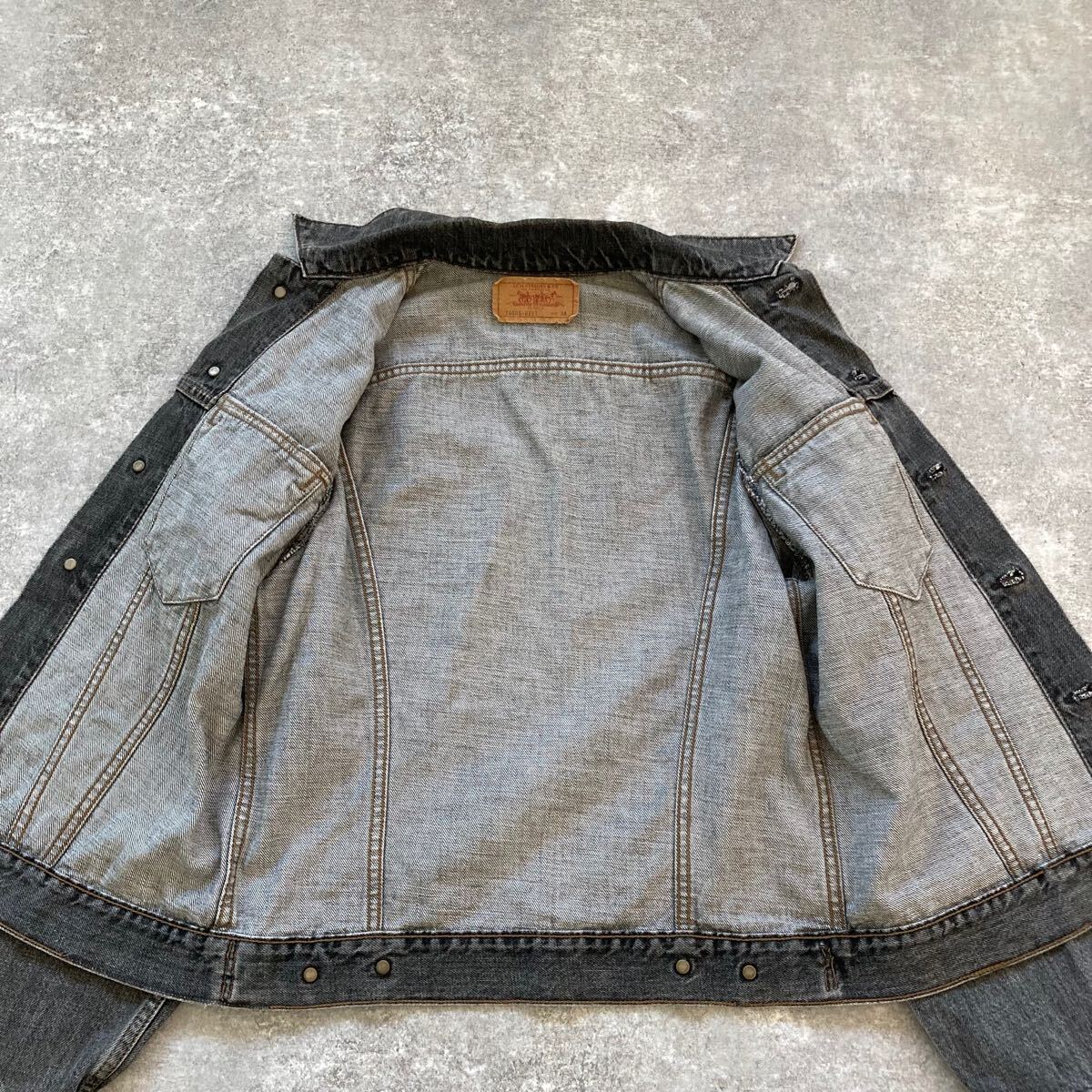 Levi's】70505-0257 リーバイス 先染めブラック デニム Levi's】70505-0257 リーバイス 先染めブラック デニム