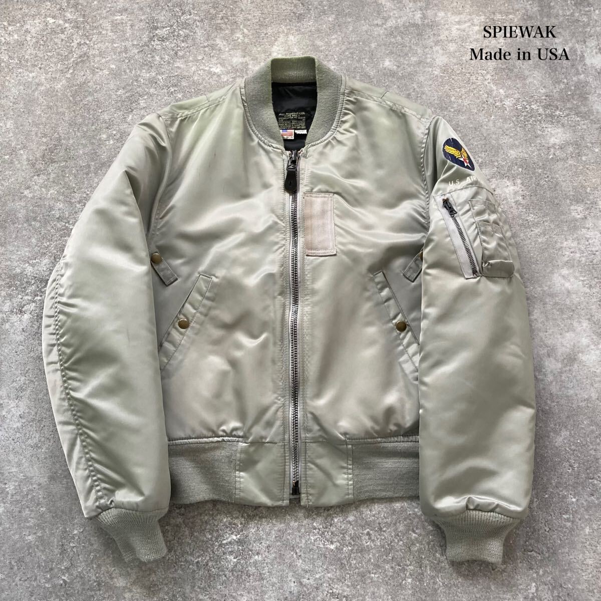 SPIEWAK】スピワック ma-1 u s air force USA製 フライト SPIEWAK】スピワック ma-1 u s air force USA製 フライト