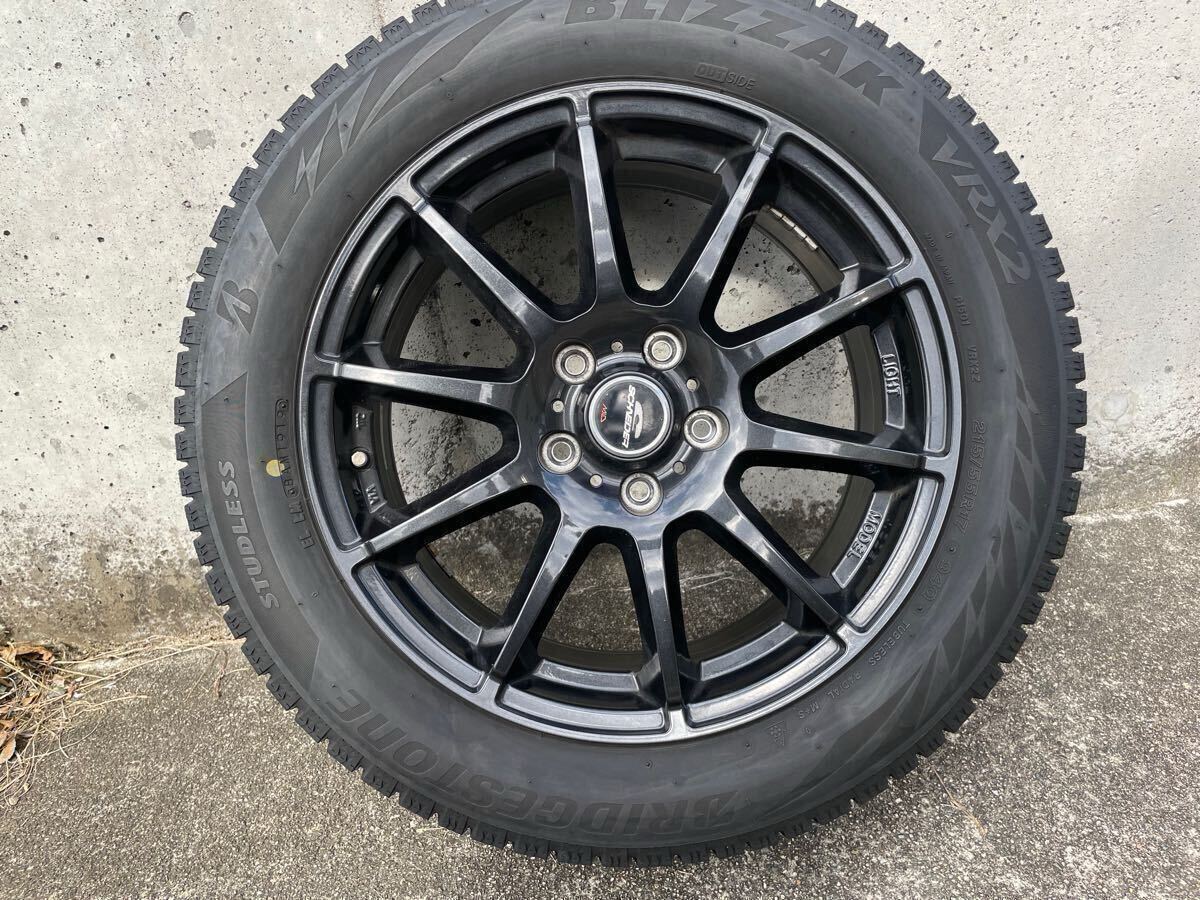BLIZZAK VRX2ホイール付き】215/55R17 7部山程度 ヴェゼル BLIZZAK VRX2ホイール付き】215/55R17 7部山程度 ヴェゼル