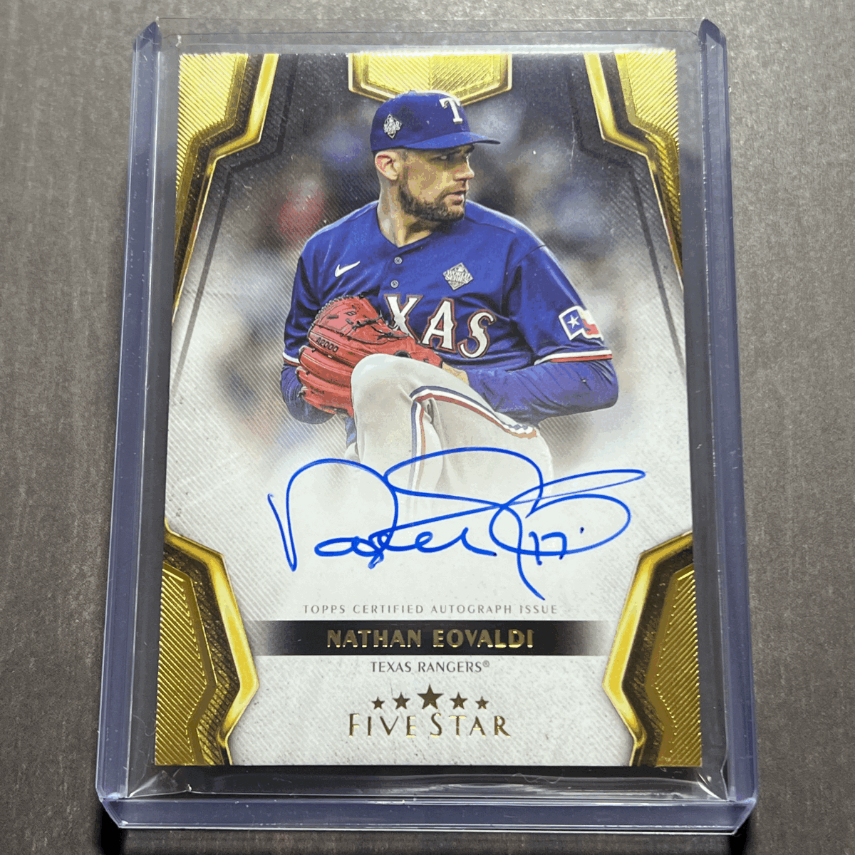 Nathan Eovaldi Auto 2024 Topps Five Star Baseball MLB Autograph 直筆サイン