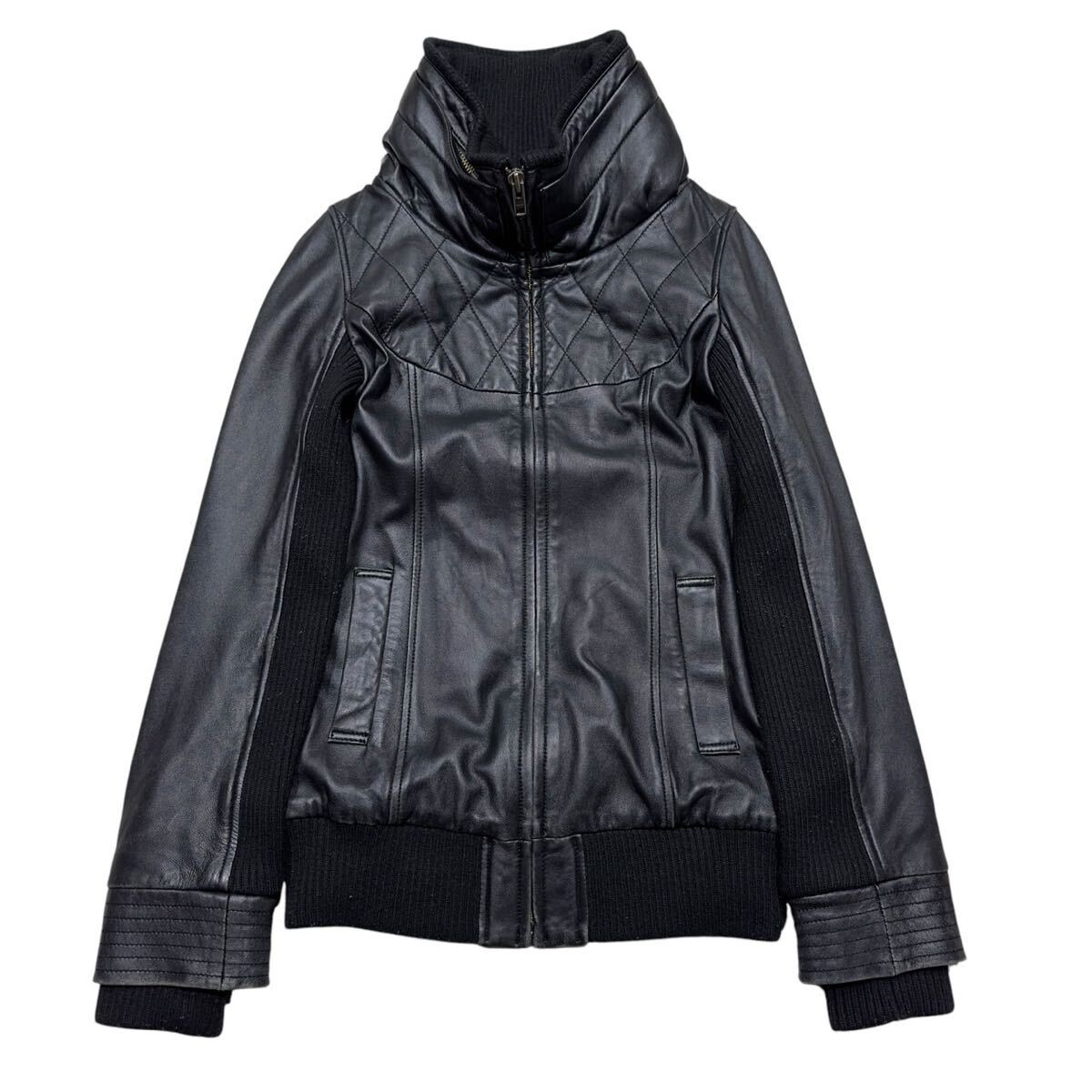 Rare 00s Archive Japanese label leather Bono Jacket LGB L.G.B. ifsixwasnine kmrii yasuyuki ishii 14th addiction semantic design