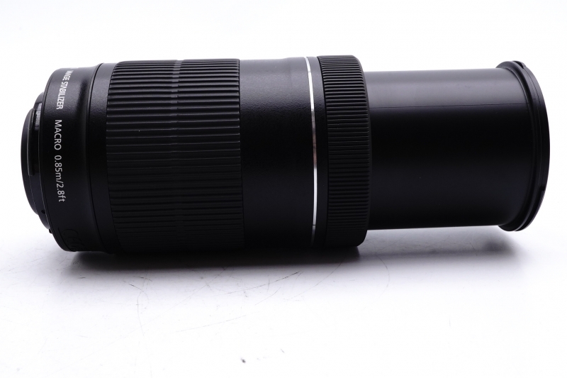 * прекрасный товар * Canon EF-S 55-250mm IS F4-5.6 STM MACRO Lens Canon чистый исправно работает стабилизация изображения линзы *161