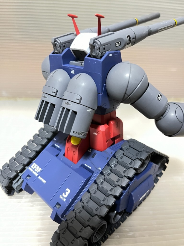 ガンプラ MG 機動戦士ガンダム 1/100 RX-75 ガンタンク 全塗装 ガンプラ MG 機動戦士ガンダム 1/100 RX-75 ガンタンク 全塗装