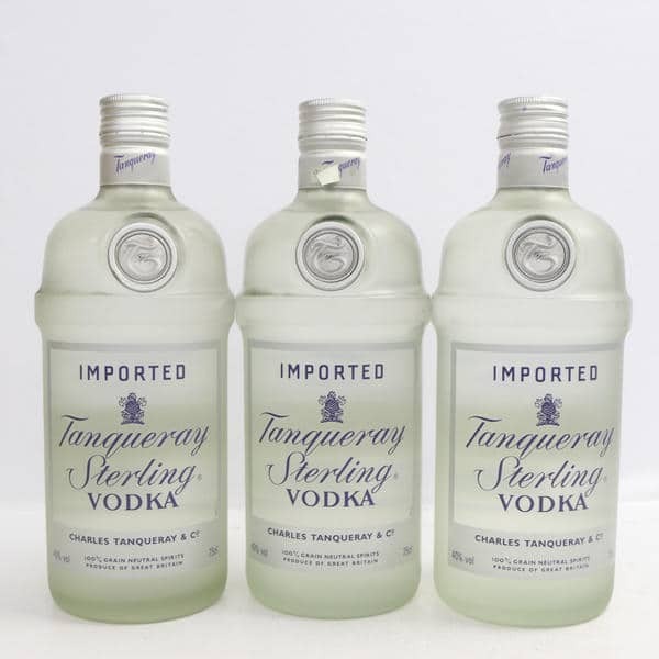 セット 3本セット】Tanqueray（タンカレー）スターリング ウォッカ 40