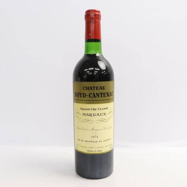 CHATEAU BOYD-CANTENAC（シャトー ボイド カントナック）1974 12％ 730ml ※ラベル汚れ T24J170067