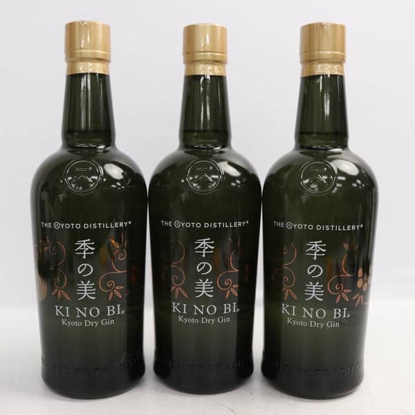 【3本セット】季の美 京都ドライ ジン 45％ 700ml D24K130005