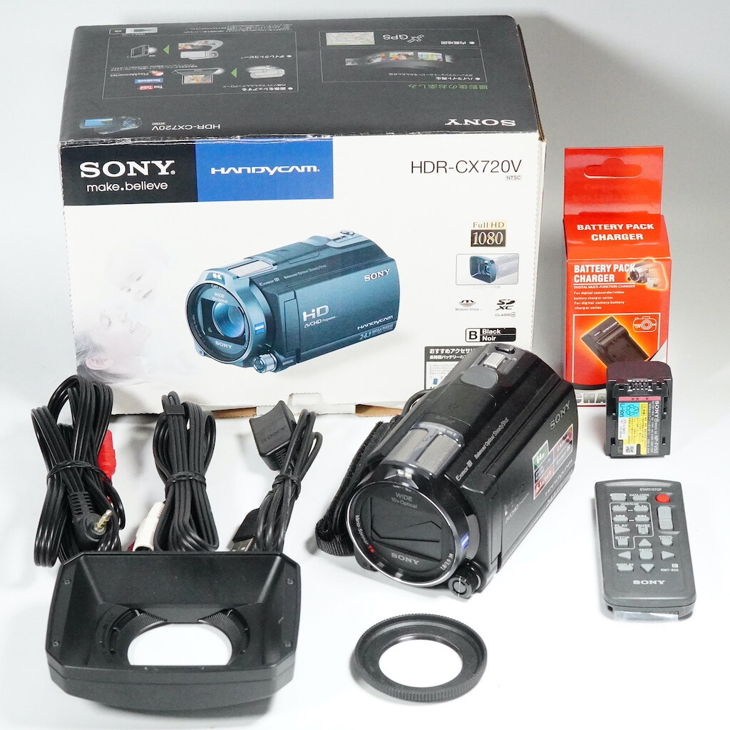 SONY ソニー HDR-CX720V ブラック 元箱 動作OK 1週間保証 /1242 ソニー
