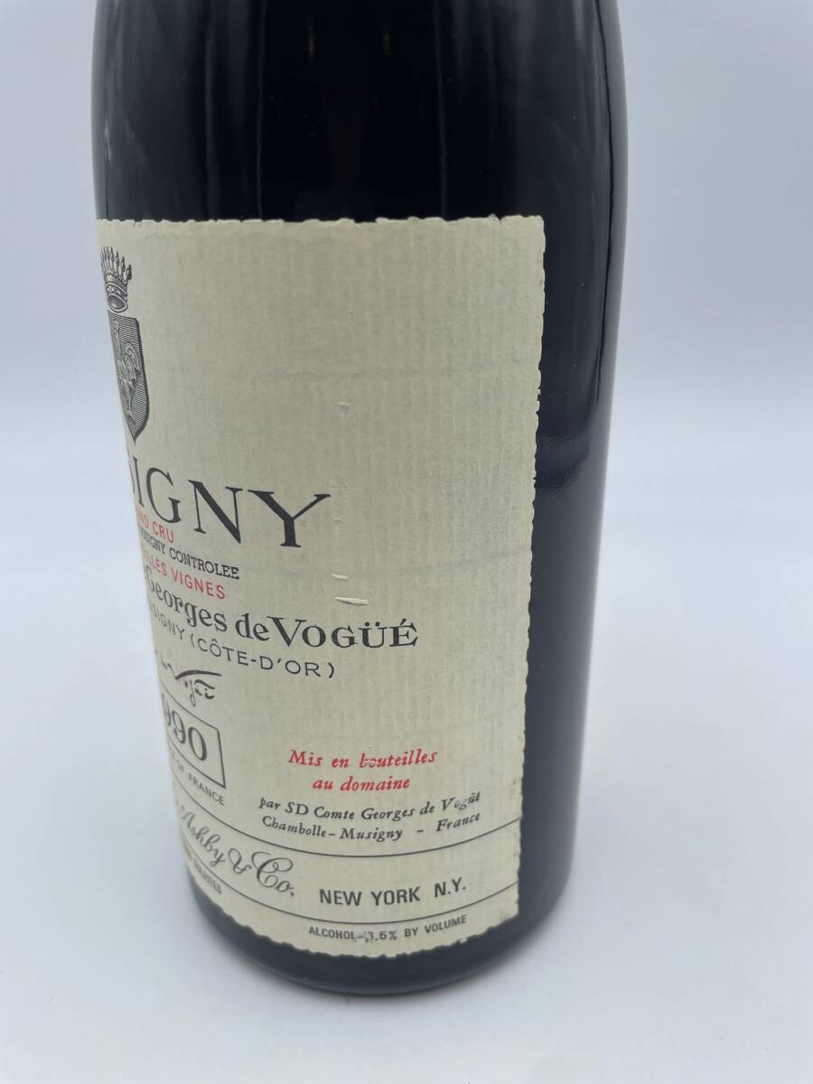 Domaine Comte Georges de Vogue Musigny 1990 ドメーヌ コント ジョルジュ ド ヴォギュエ ミュジニー 1990 未開封 ソムリエ 試飲會