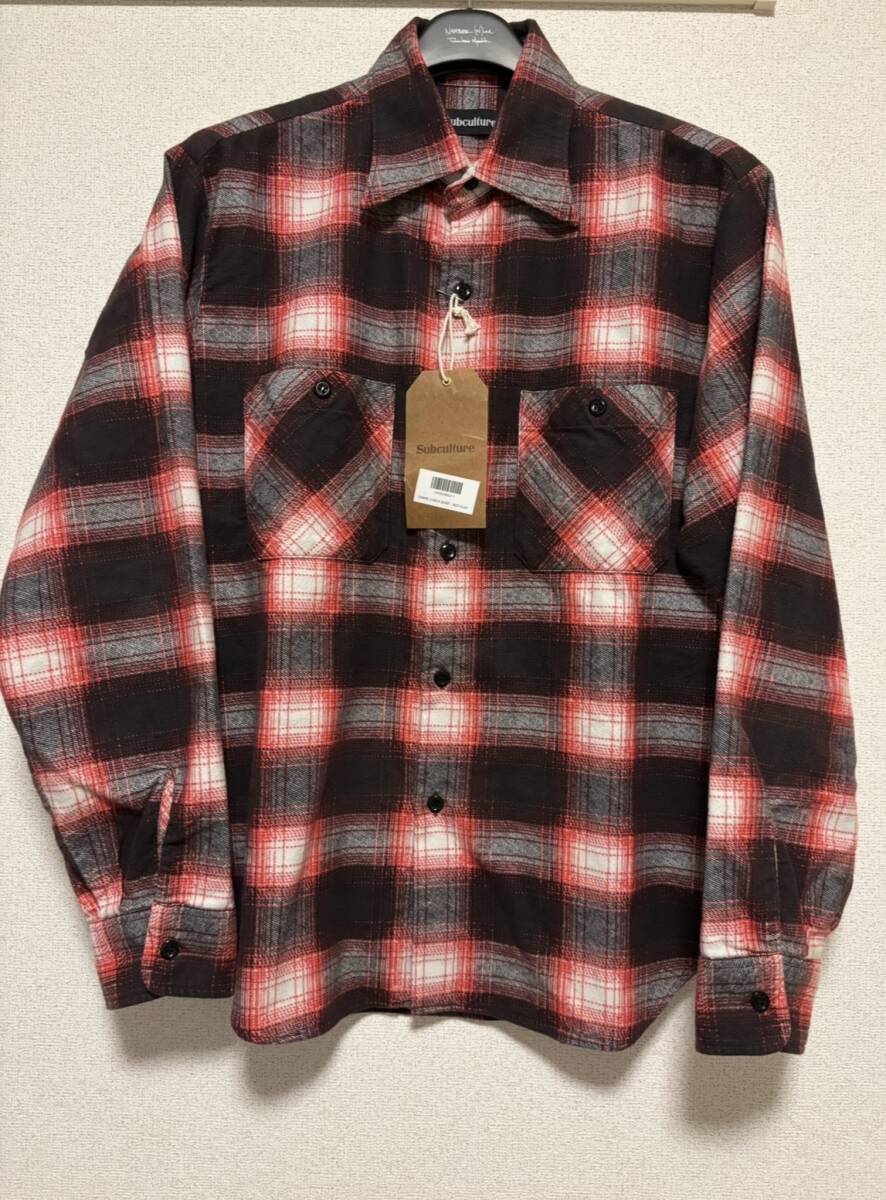 定価以下! 24SS Subculture サブカルチャーオンブレチェック 定価以下! 24SS Subculture サブカルチャーオンブレチェック