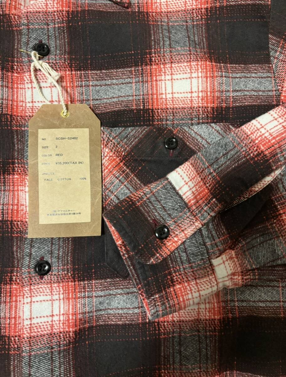 定価以下! 24SS Subculture サブカルチャーオンブレチェック 定価以下! 24SS Subculture サブカルチャーオンブレチェック