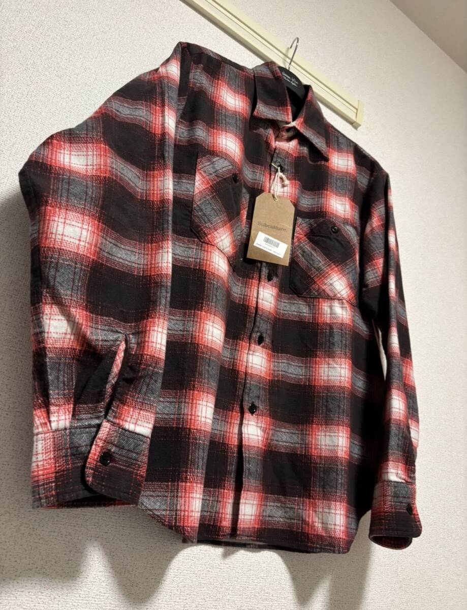定価以下! 24SS Subculture サブカルチャーオンブレチェック 定価以下! 24SS Subculture サブカルチャーオンブレチェック