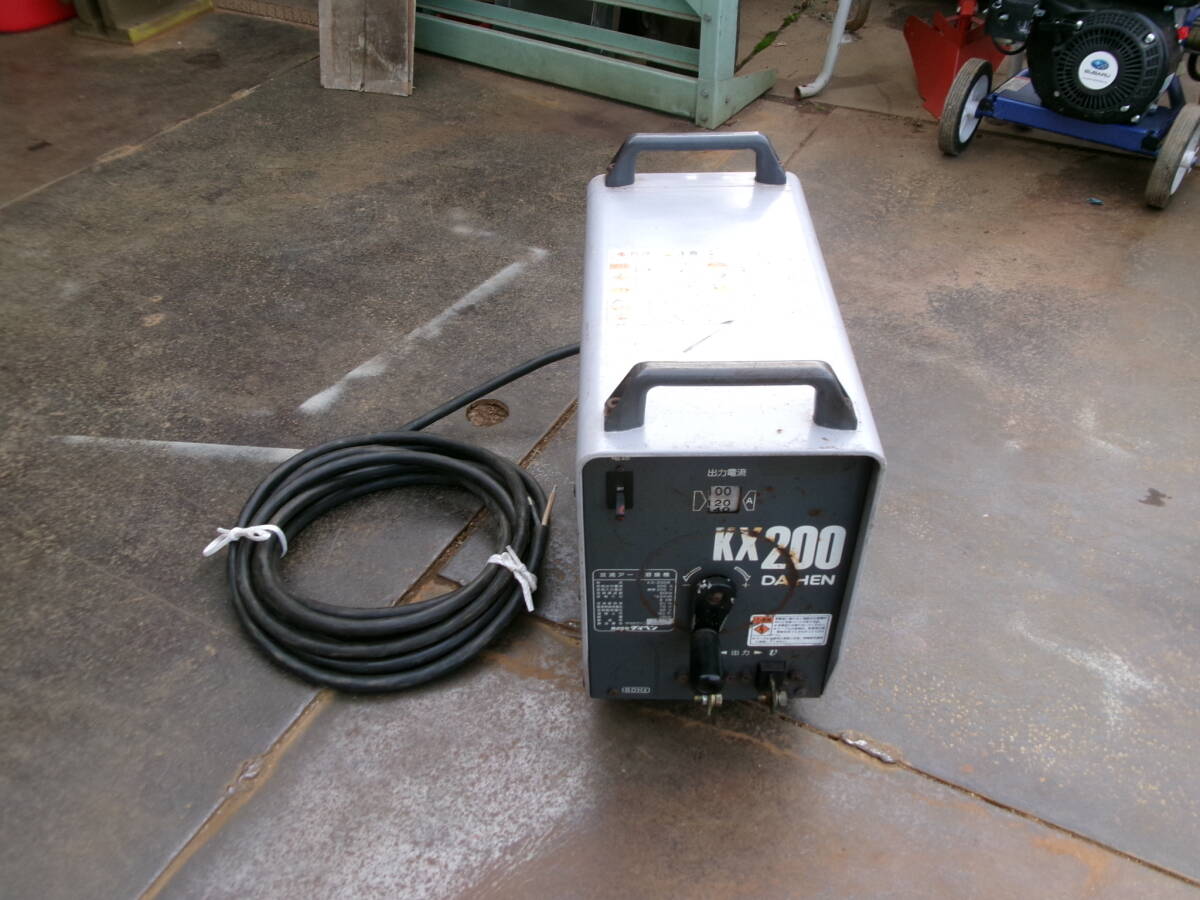 ダイヘン 交流アーク溶接機 KX200 KX-2006 単相200V 60Hz 200A ダイヘン 交流アーク溶接機 KX200 KX-2006 単相200V 60Hz 200A